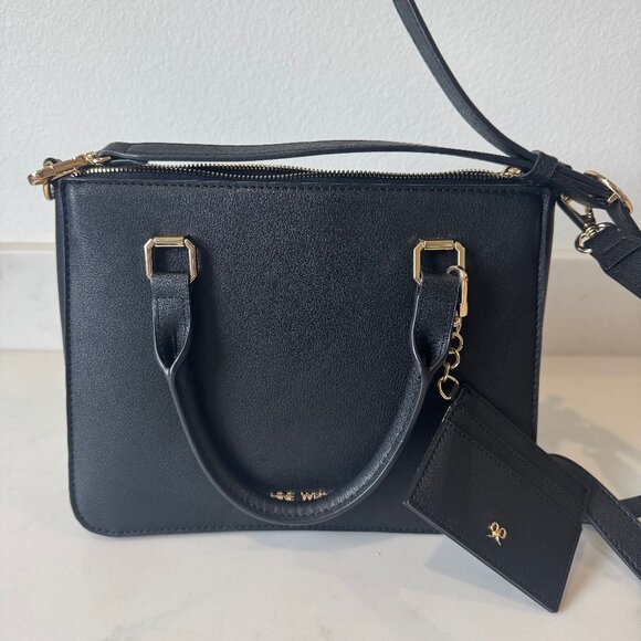 Nine West Convertible Cross Body/Shoulder bag with Card Holder, Black - Picture 1 of 5